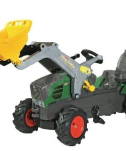 Tractor a pedales con cargador frontal, Fendt 211, con neumáticos, a partir de 3 años, Rolly Farmtrac de Rolly Toys