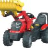 Tractor a pedales con cargador frontal, Premium con frenos y engranajes, a partir de 3 años, rollyX-Trac de Rolly Toys