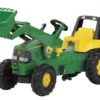 Tractor J.D. con cargadora frontal