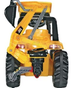 Tractor CAT con cargadora frontal y pala trasera