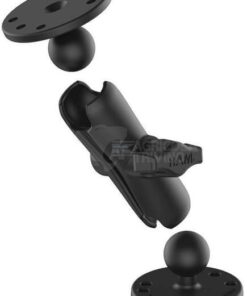Soporte de montaje doble universal con dos placas redondas, bola B/1" 6 Soporte de montaje doble universal con dos placas redondas, bola B/1