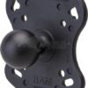 RAM, base con bola de goma de 1,5" (Blister)