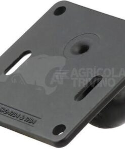 Base cuadrada VESA de 75 mm, bola C/1,5"