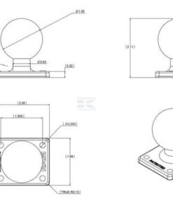 Adaptador de bola con placa AMPS - 