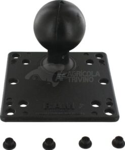 Base cuadrada VESA de 75 y 100 mm, bola D/2,25"