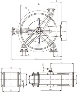 Automatic hose reel 400bar Steel 4 Automatic hose reel 400bar Steel