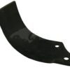 Cuchilla rotavator 224x140x80 mm, 8 mm de grosor, válida para Maschio