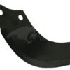 Cuchilla rotavator 190x135x80 mm, 6 mm de grosor, válida para Maschio 12 Cuchilla rotavator 190x135x80 mm, 6 mm de grosor, válida para Maschio