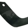 Cuchilla rotavator 185x135x65 mm, 7 mm de grosor, válida para Krone