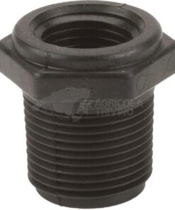 Racor doble M/F 3/4"x 1/2"