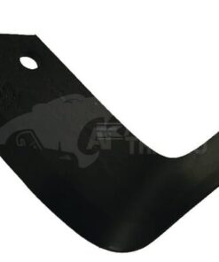 Cuchilla rotavator 185x115x70 mm, 6 mm de grosor, válida para Breviglieri