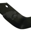 Cuchilla rotavator 140x60x50 mm, 6 mm de grosor, válida para Breviglieri