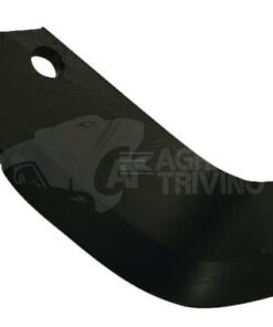 Cuchilla rotavator 140x60x50 mm, 6 mm de grosor, válida para Breviglieri
