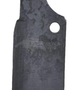 Cuchilla rotavator 180x90x60 mm, 6 mm de grosor, válida para Ortolan