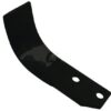 Cuchilla rotavator 178x88x50 mm, 6 mm de grosor, válida para Carraro Antonio