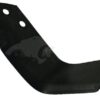 Cuchilla rotavator 170x95x60 mm, 6 mm de grosor, válida para Agria
