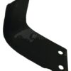 Cuchilla rotavator 200x115x80 mm, 8 mm de grosor, válida para Maletti