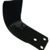 Cuchilla rotavator 215x135x80 mm 9 mm de grosor, válida para Maletti