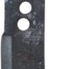 Cuchilla rotavator 190x43x30 mm 4 mm de grosor, válida para Holder