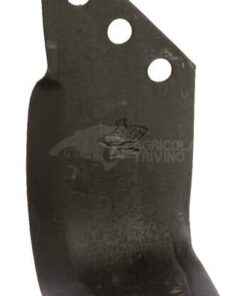 Cuchilla rotavator 140x80x60 mm, 6 mm de grosor, válida para Holder