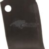 Cuchilla rotavator 80 mm, 6 mm de grosor, válida para Maschio