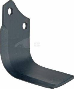Cuchilla rotavator 180x135x80 mm, 7 mm de grosor, válida para Maschio