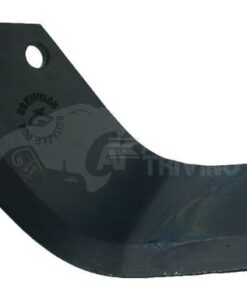 Cuchilla rotavator 180x135x80 mm, 8 mm de grosor, válida para Howard