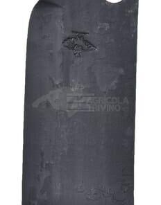 Cuchilla rotavator 185x94x50 mm, 8 mm de grosor, válida para JNC
