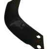 Cuchilla rotavator 175x107x60 mm, 7 mm de grosor, válida para Maletti
