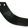 Cuchilla rotavator 140x110x50 mm, 6 mm de grosor, válida para Muratori