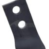 Cuchilla rotavator 40 mm 10 mm de grosor, válida para Maletti