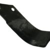 Cuchilla rotavator 170x70x50 mm, 6 mm de grosor, válida para Nibbi