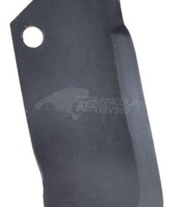 Cuchilla rotavator 204x141x80 mm, 8 mm de grosor, válida para Pegoraro