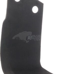Cuchilla rotavator 207x115x80 mm, 8 mm de grosor, válida para Maletti