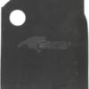 Cuchilla rotavator 163x135x80 mm, 7 mm de grosor, válida para Kuhn