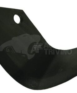 Cuchilla rotavator 165x135x90 mm, 8 mm de grosor, válida para Kuhn