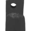 Cuchilla rotavator 215x63x35 mm, 8 mm de grosor, válida para Simon