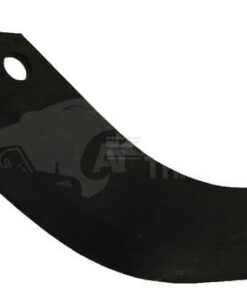 Cuchilla rotavator 185x48x60 mm, 6 mm de grosor, válida para Agria