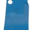 Cuchilla rotavator 220x130x80 mm, 8 mm de grosor, válida para Rabe