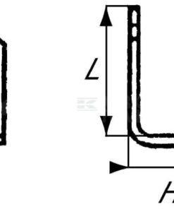 Cuchilla rotavator 207x115x80 mm, 8 mm de grosor, válida para Maletti