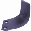 Cuchilla rotavator 180x138x80 mm 9 mm de grosor, válida para Howard