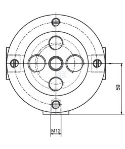 Ac. rot. 060/04 2x1/2"-2x3/8" 7 Ac. rot. 060/04 2x1/2