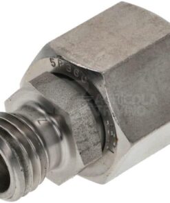 Racor reductor 10Lx6L acero inox.