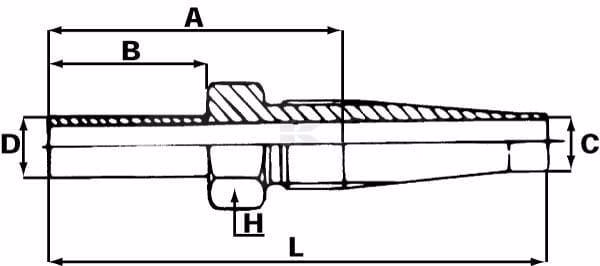 Racor a rosca DN13 - 15 mm 2 Racor a rosca DN13 - 15 mm
