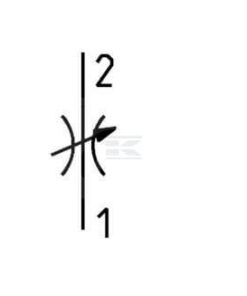 Válvula control de corriente