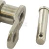 Eslabón acodado niquelado