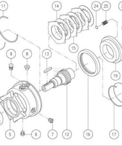 Freno disc múlt RF2-43 OMR/OMP