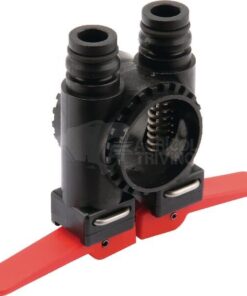 Grifo doble rojo