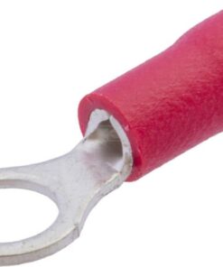 Terminal de ojal para cable, rojo Ø6mm - 0.5-1.0mm² (6 uds.)