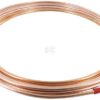 Tubo de cobre para conducto de frenos 1/4" 7,6 m